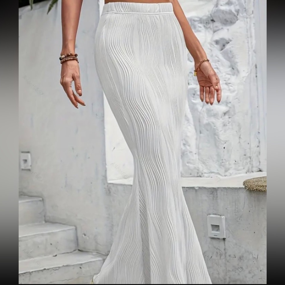 White skirt